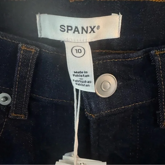 SPANX Lycra Ankle Slim Women’s Blue Jeans Hayward Wash Size 10 - Picture 3 of 4